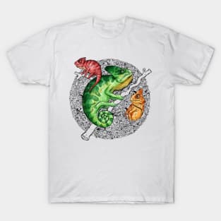 Chameleon Doodle T-Shirt